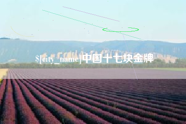拉萨中国十七块金牌