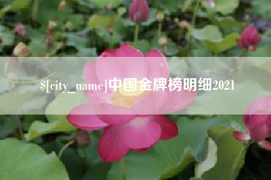 拉萨中国金牌榜明细2021