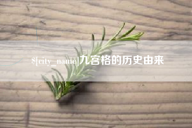 拉萨九宫格的历史由来