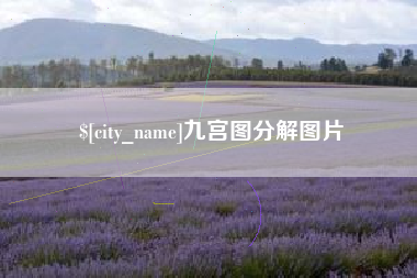 拉萨九宫图分解图片