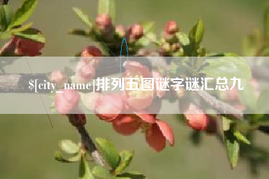 拉萨排列五图谜字谜汇总九