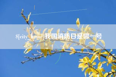 拉萨我国消防日是哪一号