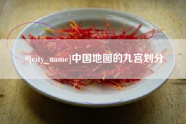 拉萨中国地图的九宫划分