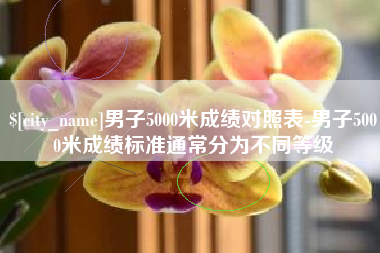 拉萨男子5000米成绩对照表-男子5000米成绩标准通常分为不同等级