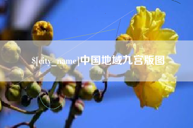 拉萨中国地域九宫版图