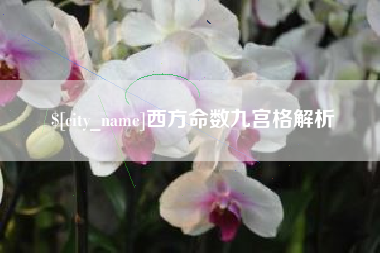拉萨西方命数九宫格解析