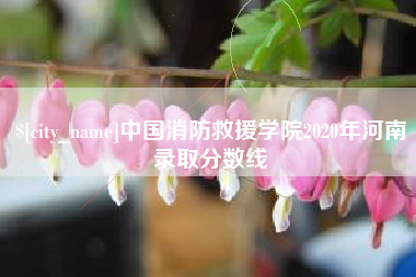 拉萨中国消防救援学院2020年河南录取分数线