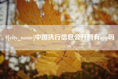 拉萨中国执行信息公开网有app吗