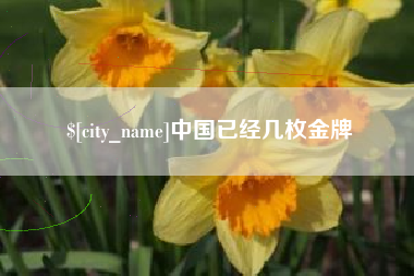 拉萨中国已经几枚金牌
