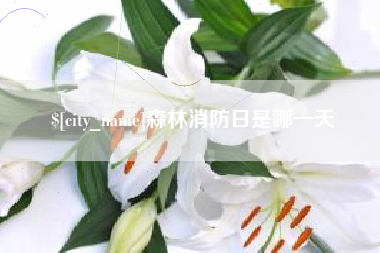 拉萨森林消防日是哪一天