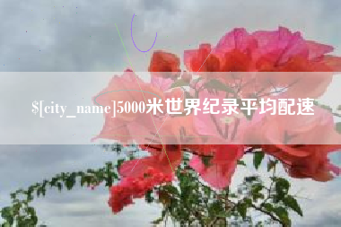 拉萨5000米世界纪录平均配速