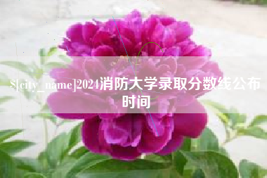 拉萨2024消防大学录取分数线公布时间