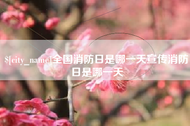 拉萨全国消防日是哪一天宣传消防日是哪一天