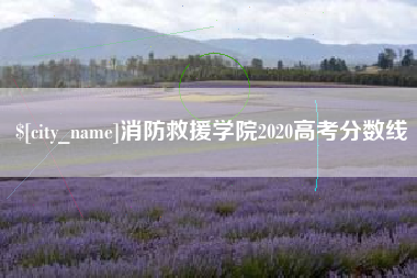 拉萨消防救援学院2020高考分数线