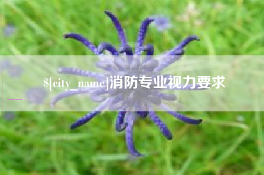 拉萨消防专业视力要求