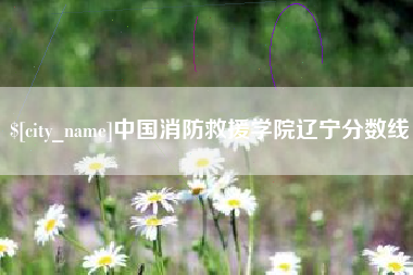 拉萨中国消防救援学院辽宁分数线