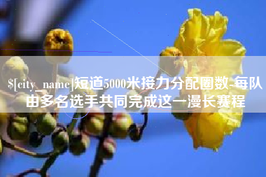 拉萨短道5000米接力分配圈数-每队由多名选手共同完成这一漫长赛程