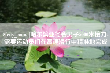 拉萨哈尔滨亚冬会男子5000米接力-需要运动员们在高速滑行中精准地完成