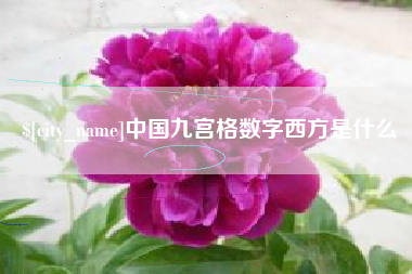拉萨中国九宫格数字西方是什么