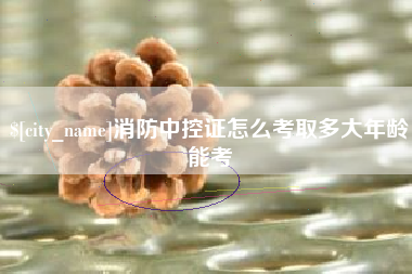 拉萨消防中控证怎么考取多大年龄能考
